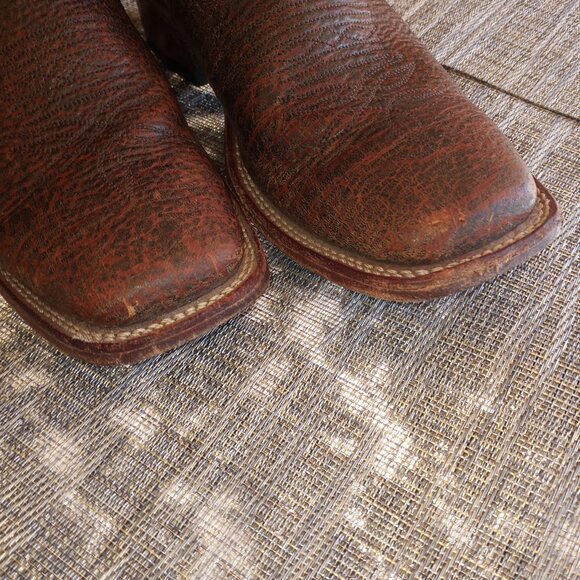 Boulet men's cowboy boots men's 8.5E (wide) - Picture 12 of 16